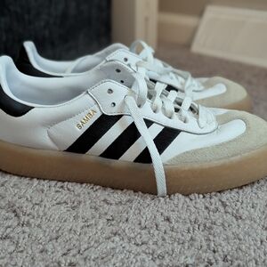 Adidas Samba Sambae White and Black Sneakers